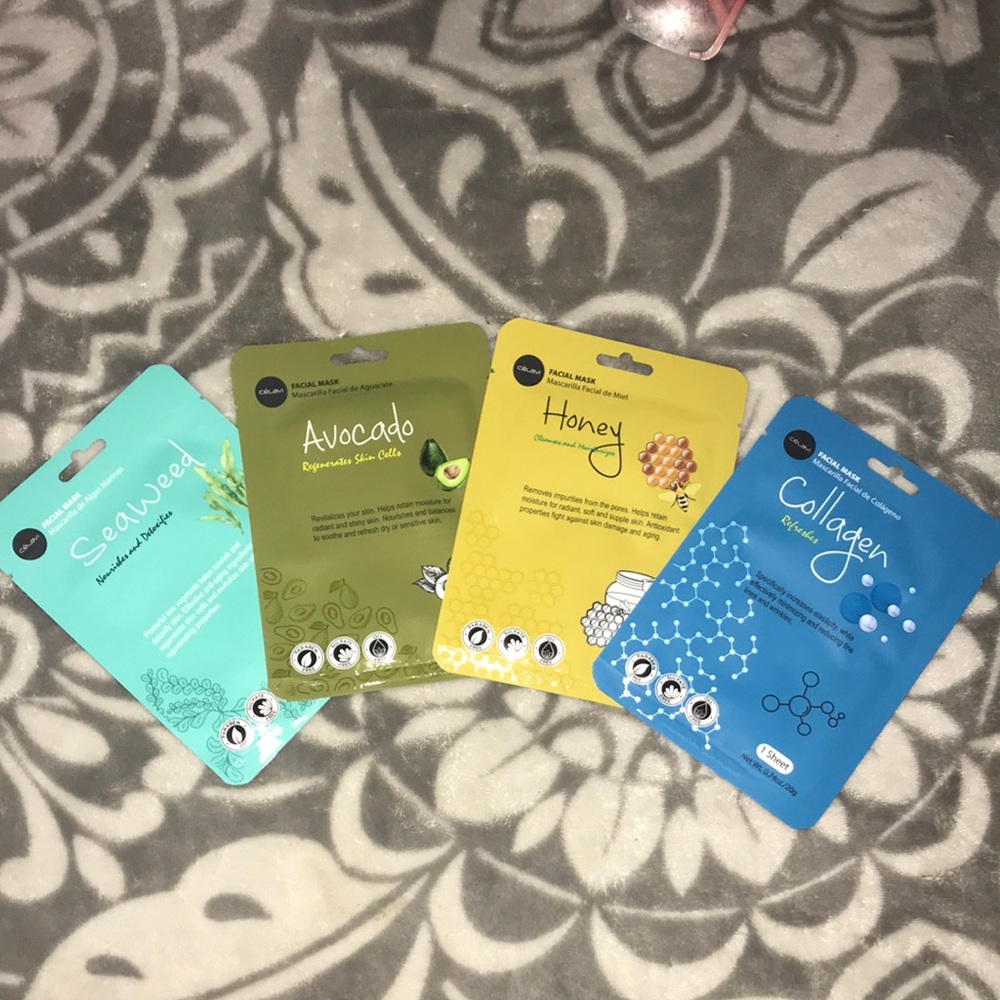 Aqua Skin Face Mask Set (4 face masks included)